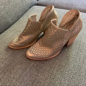 Jeffrey Campbell Gold Booties